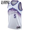 Camiseta Niños Utah Jazz Cody Williams 2025-26 Nike Association Edition Blanco Swingman